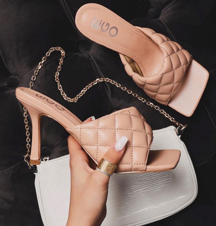 Mules à Talons Matelassées